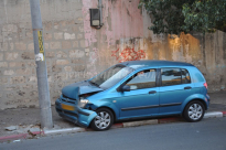 بالصور: إصابة متوسطة لسيدة بحادث طرق ذاتي بمدينة يافا 